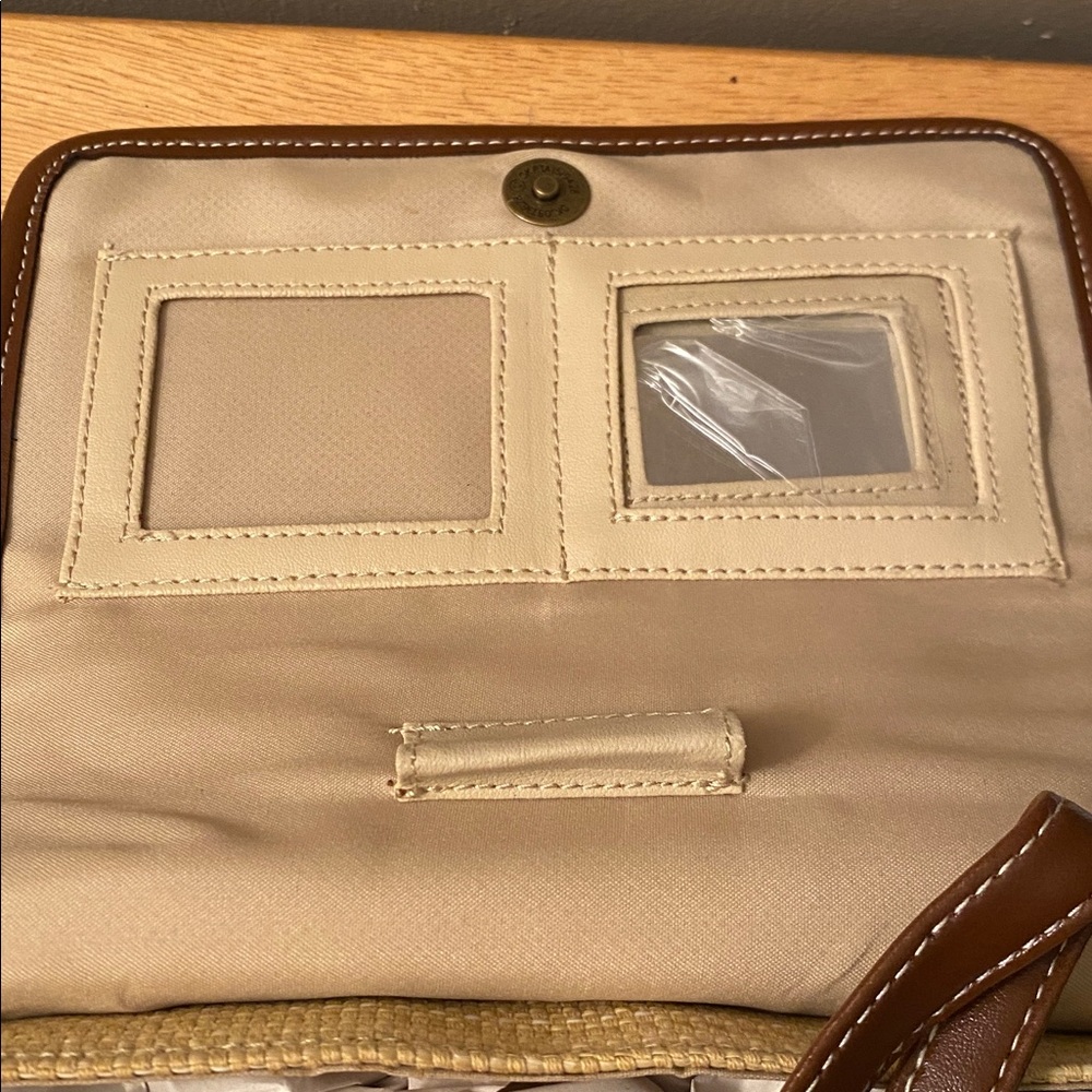 Tan Woven Crossbody Bag - Picture 5 of 6